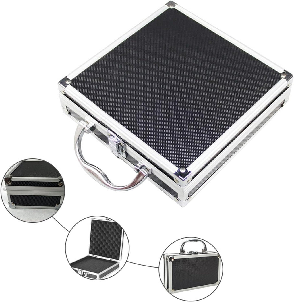  Boîte à Outils En Alliage D'aluminium - Boîte De Rangement Portable Avec Poignée - Portable - Durable - Boîte De Rangement Domestique Avec Intérieur Pour Outils Pour Jouets, Outils