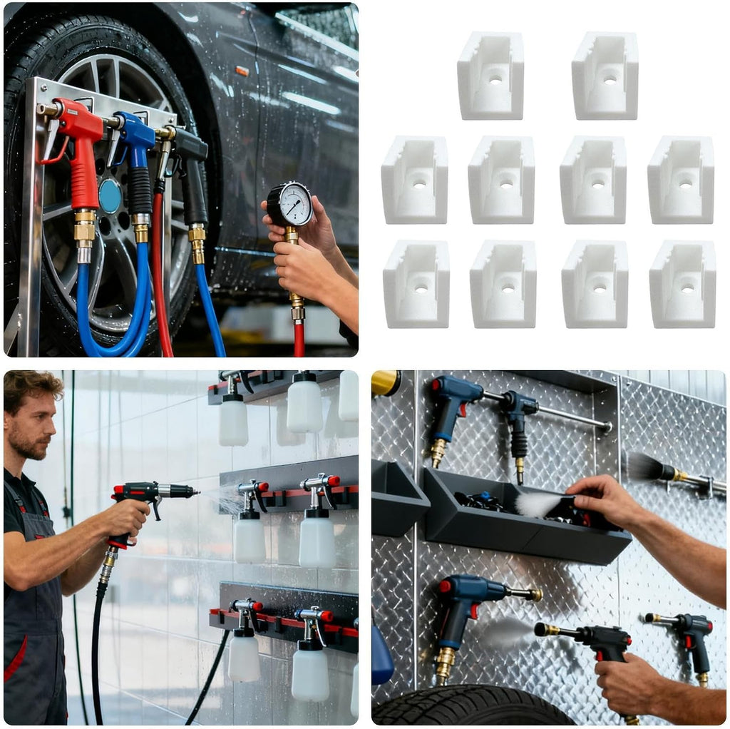 GENERIC Organiseur à Outils Pneumatiques – Support D'outils Pour économiser De L'espace – Rangement D'outils Pneumatiques Pour Outils Pneumatiques – Support Mural Pour Atelier Industriel
