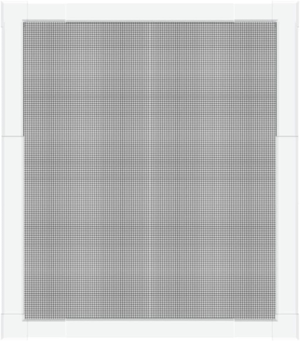  Schellenberg 70082 Telescopic Window Mosquito Net Fibreglass With Aluminium Frame Extendable Adjustable 100 X 120 Cm White