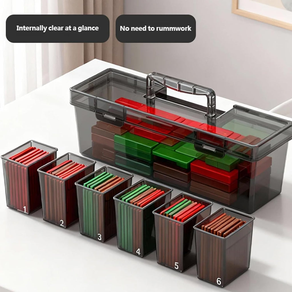  Boîte De Rangement Portable Avec Libération Statique Pour Petits Articles De Matériel, Design Transparent Et Matériaux Robustes. Organisateur De Pièces Transparentes