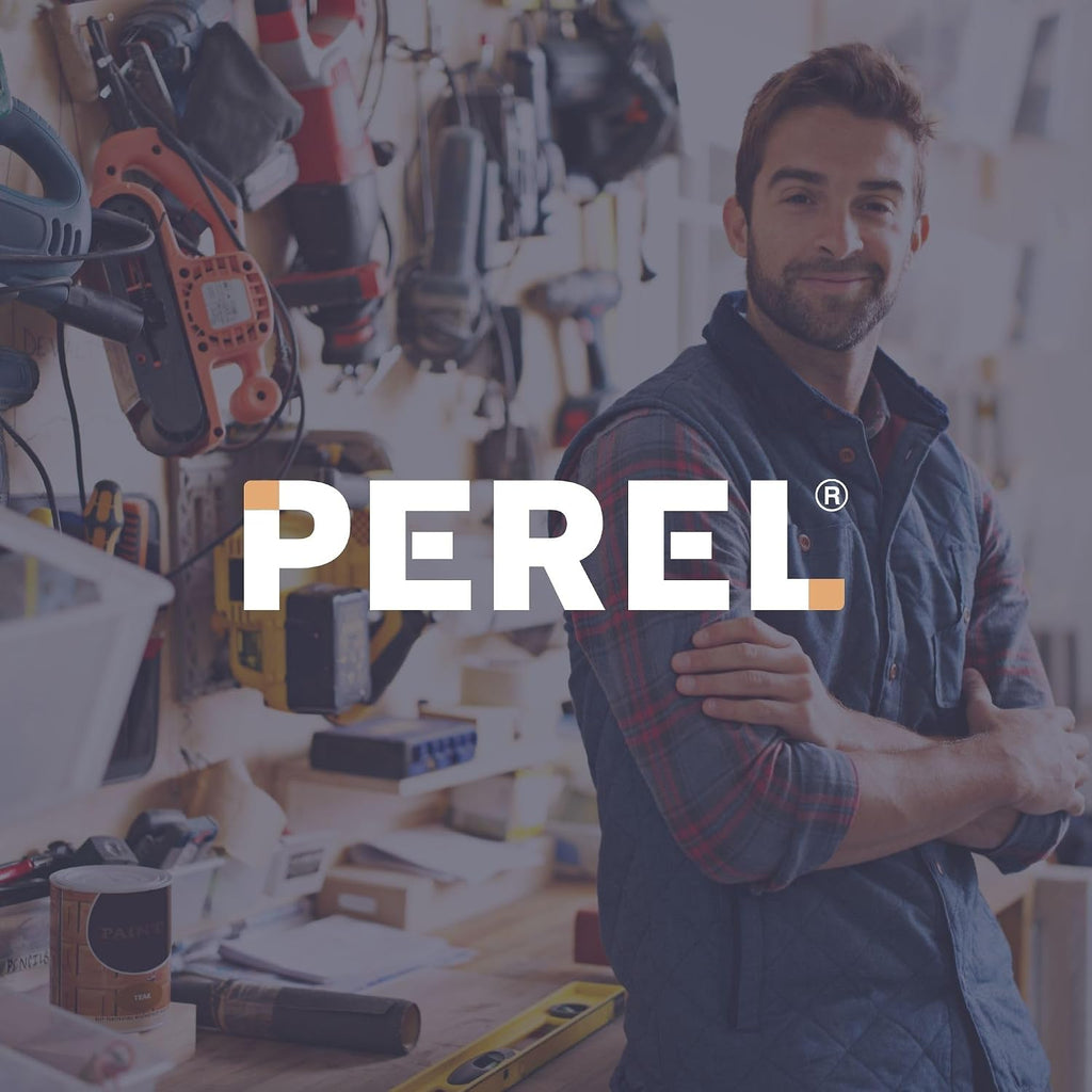  Perel Coffret De Rangement Multifonctionnel, Boite À Outils, Boite De Rangement Vide, Caisse Outil Plastique, Portable, Avec 4 Boîtes Amovibles, Noir/orange, 340 X 272 X 341 Mm