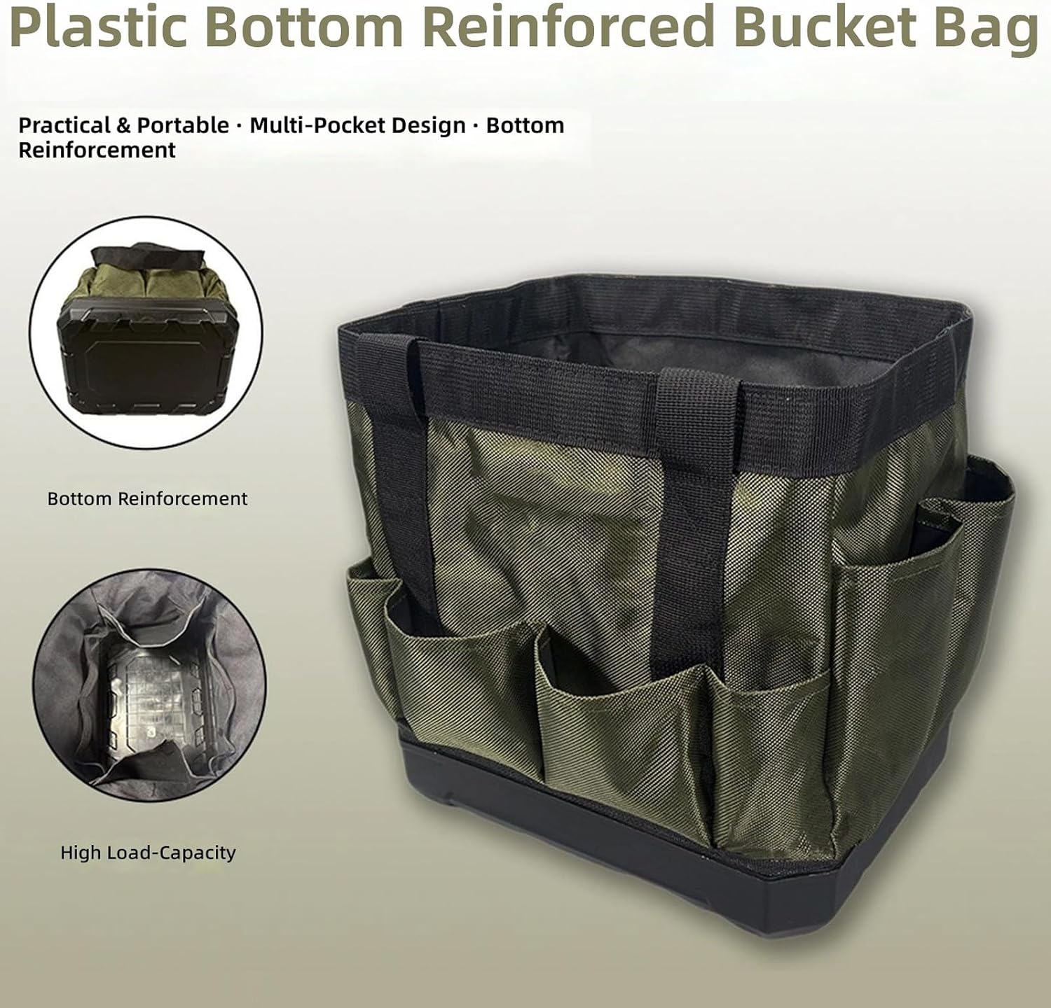  Outil Robuste Renforcé Avec Prise En Main Confortable Pour électricien équipement De Plein Air Sac De Rangement De Jardin Université Poignée Renforcée En Tissu