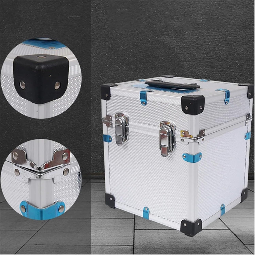  Caisses à Outils Boîte à Outils Professionnelle Multifonctionnelle En Alliage D'aluminium Portable Organisant Et Stockant Les Pièces De Rangement Scellée étanche Aux Chocs