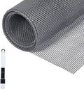  Fillis Window Fly Screen 150 X 300 Cm Fibreglass Insect Screen By The Metre DIY With Cleaning Brush, Mosquito Net For Windows, Balcony Door And Living Room, Grey