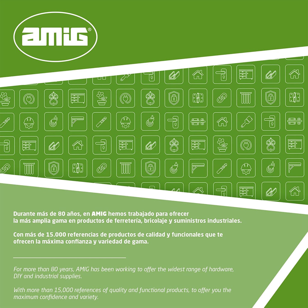  Amig - Moustiquaire Fixe Pour Fenêtre - 120 X 140 Cm - Cadre En Aluminium Blanc - Maille En Fibre De Verre Grise - Installation Avec Vis - Ventilation Avec Protection Contre Les Insectes - Mod. MF01