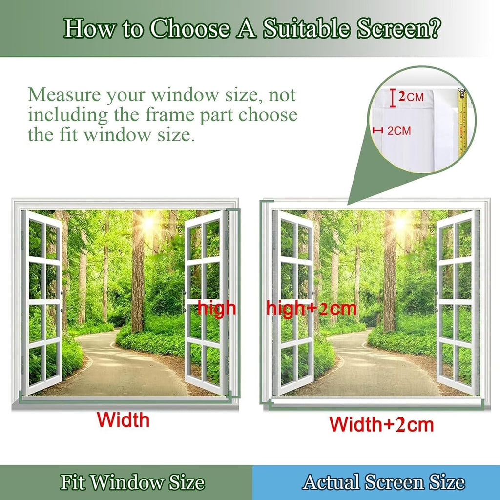  Mosquito Net Window 90 X 175 Cm White Mosquito Net Window Screen With Adhesive Strips