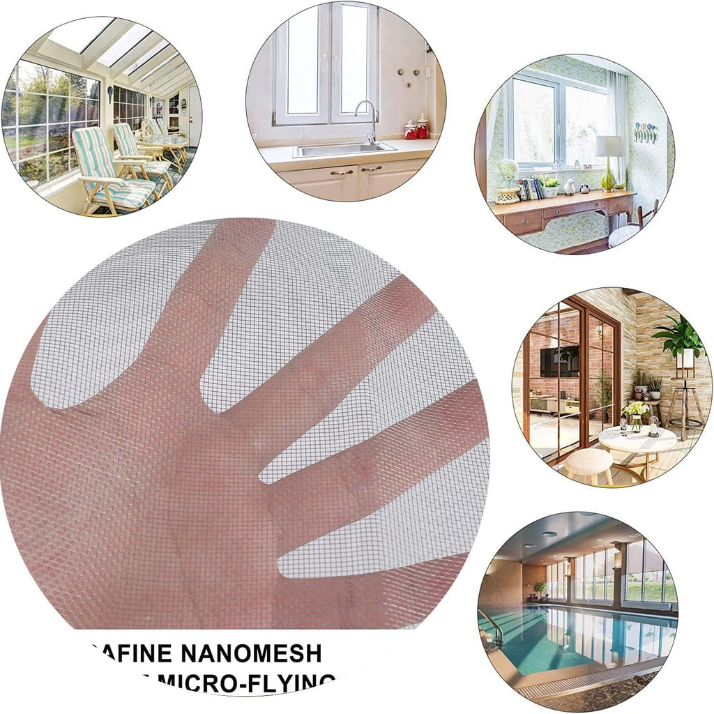  Magnetic Mosquito Net Window, Anti-Insect Curtain, Self Adhesive Mesh Curtain Magnetic Door, Mosquito Net Door Window Without Drilling