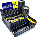  Boîte à Outils, Organisateur De Tiroir à Outils, Séparateur De Boîte à Outils, Organiseurs Et Rangement D'outils De Garage, Accessoires De Boîte à Outils Pour Armoire à Outils Roulante