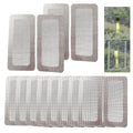  Ruban Adhésif Pour écran - Lot De 10 5 X 10 X 0,1 Cm 50 G Matériau Métallique | Patch Autocollant Imperméable, Fixation De Trous De Porte De Fenêtre, Film De Protection De Terrasse Intérieur Pour