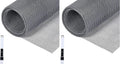  Fillis Window Insect Screen, 150 X 500 Cm, Fibreglass Insect Screen By The Metre DIY With Cleaning Brush, Mosquito Net For Windows, Balcony Door And Living Room, Grey (Pack Of 2)